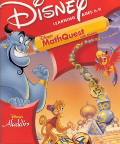 Portada de Disney Learning: Math Quest with Aladdin