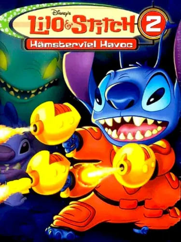 Portada oficial del videojuego Disney’s Lilo & Stitch 2: Hämsterviel Havoc