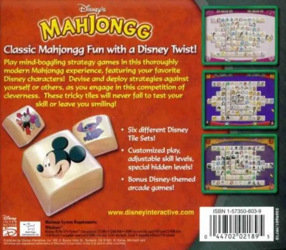Disney’s Mahjongg