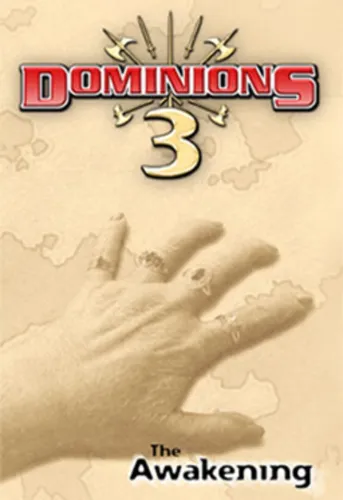 Portada oficial del videojuego Dominions 3: The Awakening