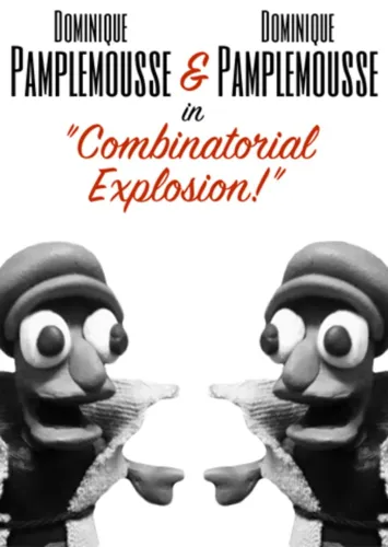 Portada de Dominique Pamplemousse & Dominique Pamplemousse in «Combinatorial Explosion»