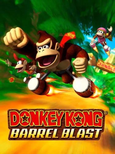 Portada de Donkey Kong Barrel Blast