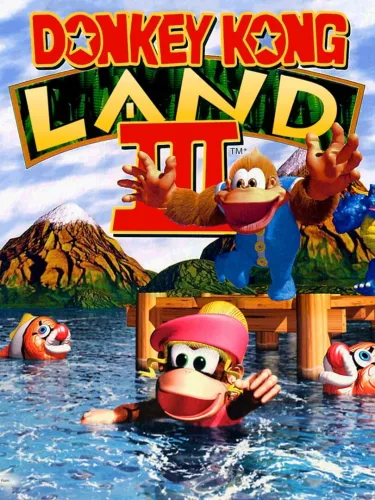 Portada oficial del videojuego Donkey Kong Land III