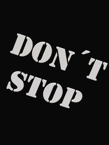 Portada de Don’t Stop