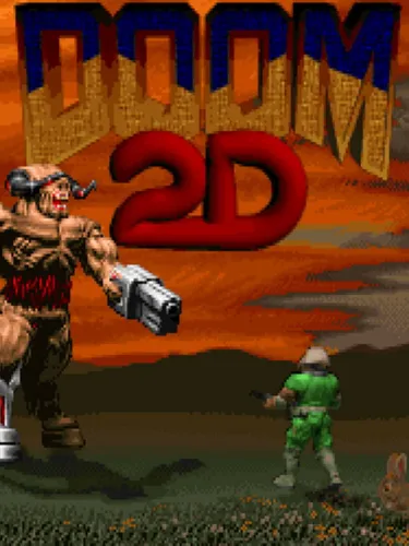 Portada oficial del videojuego Doom 2D