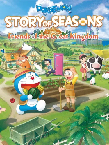 Portada de Doraemon Story of Seasons: Friends of the Great Kingdom