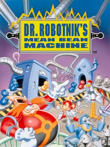 Portada oficial del videojuego Dr. Robotnik’s Mean Bean Machine