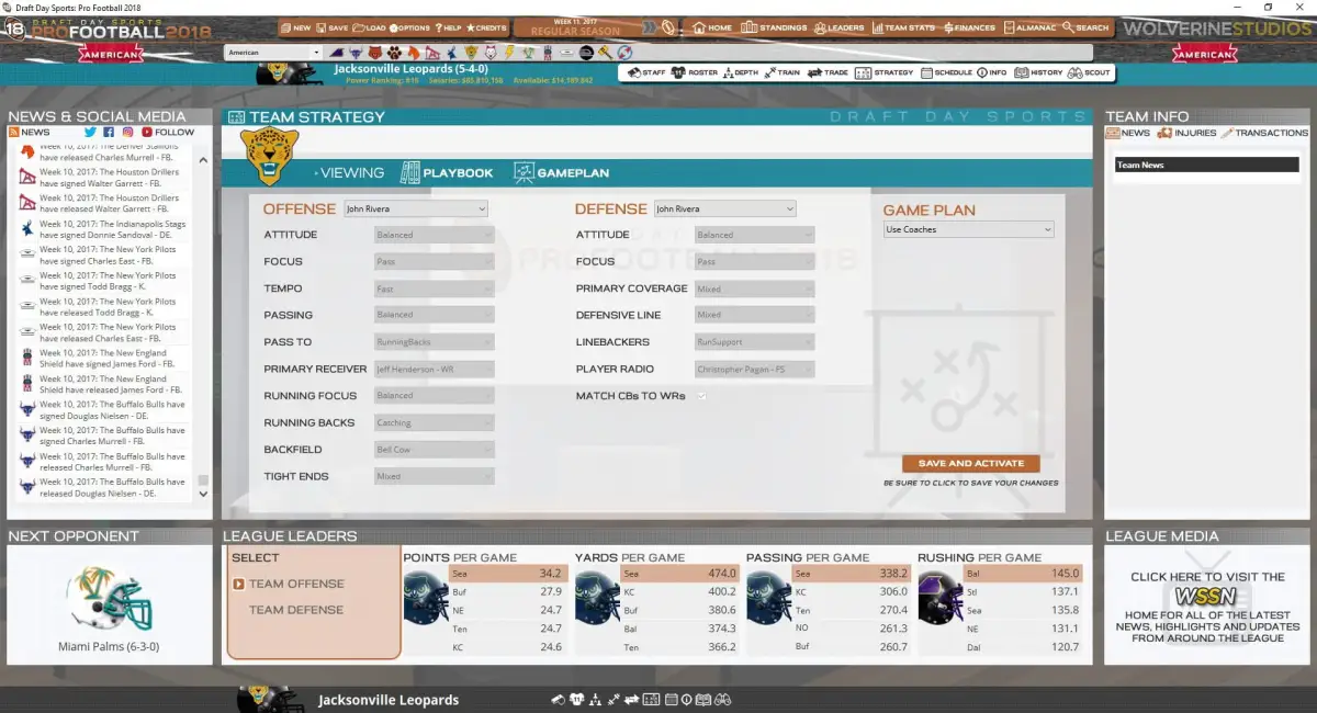 Draft Day Sports: Pro Football 2018