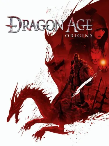 Portada oficial del videojuego Dragon Age: Origins