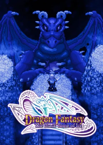 Portada oficial del videojuego Dragon Fantasy: The Black Tome of Ice