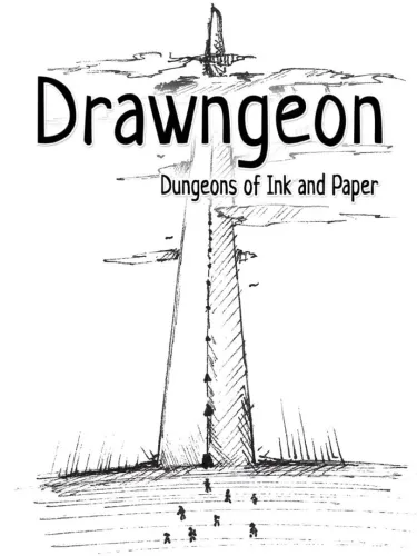 Portada oficial del videojuego Drawngeon: Dungeons of Ink and Paper