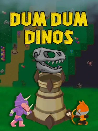 Portada oficial del videojuego Dum Dum Dinos