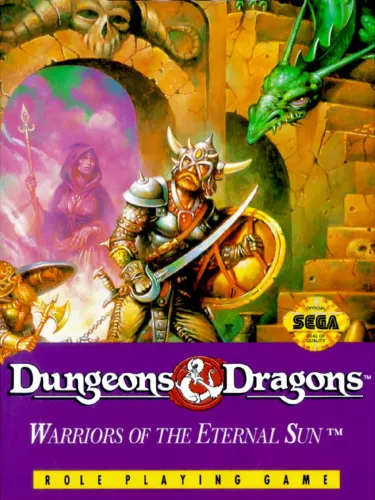 Portada de Dungeons & Dragons: Warriors of the Eternal Sun