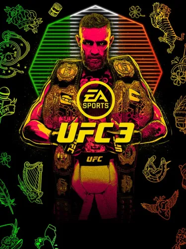 Portada oficial del videojuego EA Sports UFC 3