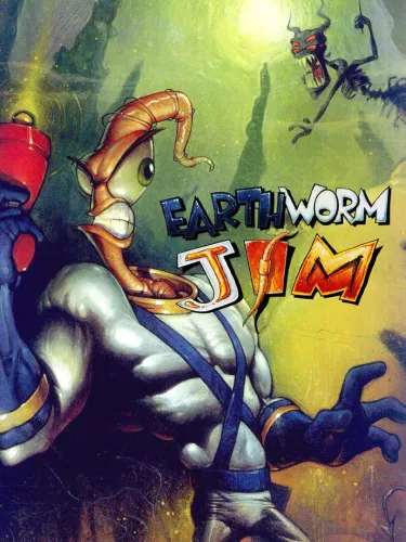 Portada oficial del videojuego Earthworm Jim