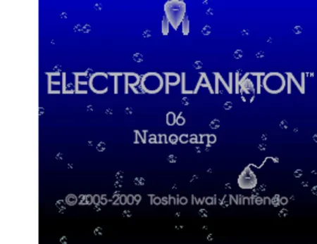 Portada de Electroplankton Nanocarp