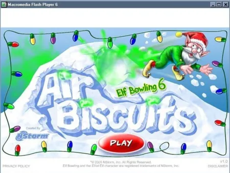 Portada oficial del videojuego Elf Bowling 6: Air Biscuits