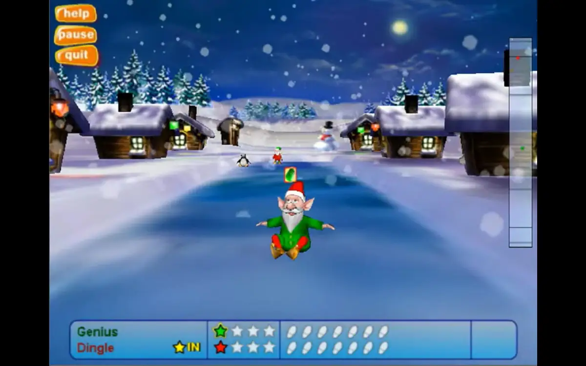 Elf Bowling: Bocce Style