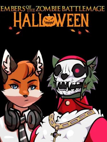 Portada de Embers of the Zombie Battlemage: Halloween