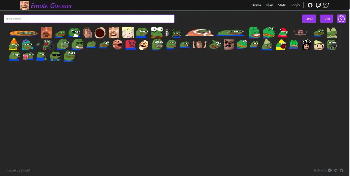 Portada de Emote Guesser