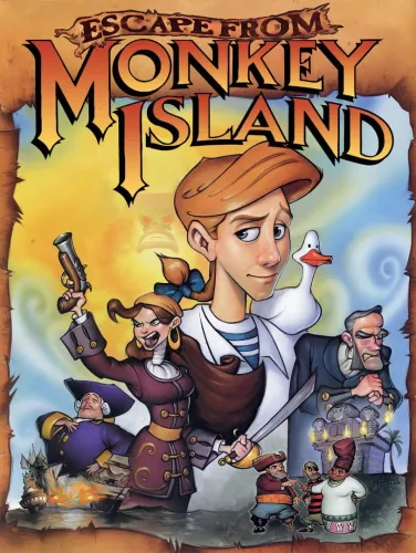 Portada de Escape from Monkey Island