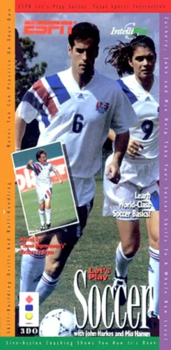 Portada oficial del videojuego ESPN Let’s Play Soccer