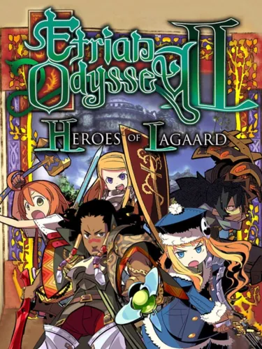 Portada oficial del videojuego Etrian Odyssey II: Heroes of Lagaard