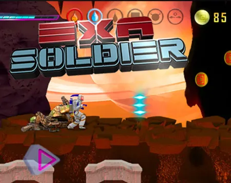 Portada de Exa soldier Space shooter
