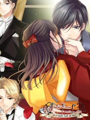 Portada de False Vows, True Love: In a Night Full of Lies