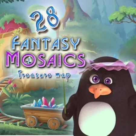 Portada de Fantasy Mosaics 28: Treasure Map
