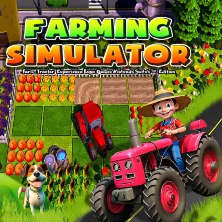 Portada de Farming Simulator: Farm, Tractor, Experience Logic Games – Nintendo Switch Edition