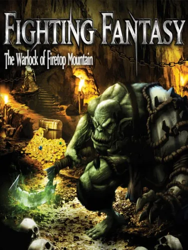 Portada de Fighting Fantasy: The Warlock of Firetop Mountain