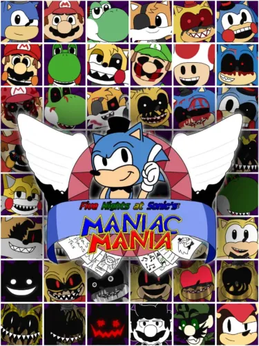Portada de Five Nights at Sonic’s Maniac Mania