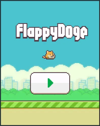 Portada de Flappy Doge