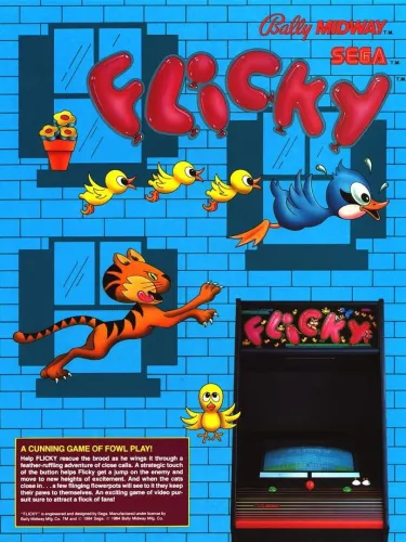 Portada oficial del videojuego Flicky
