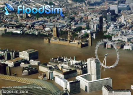 Portada oficial del videojuego FloodSim