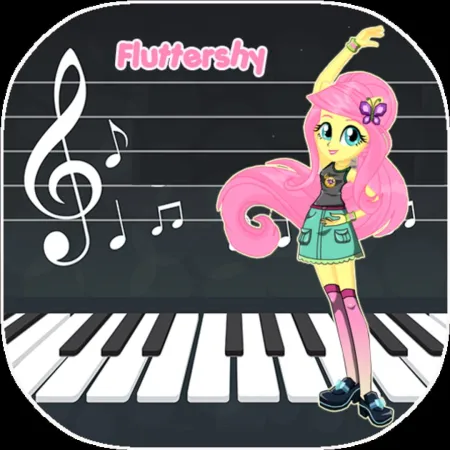 Portada de Fluttershy Piano Tiles