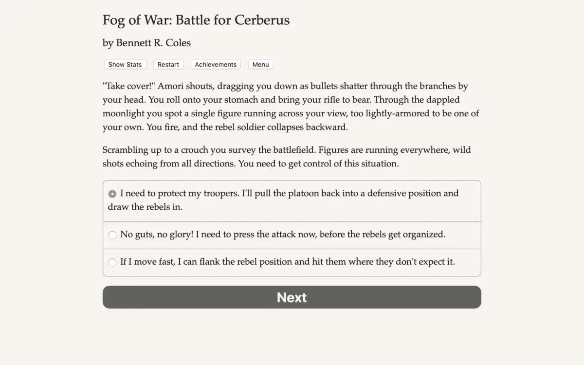 Fog of War: The Battle for Cerberus