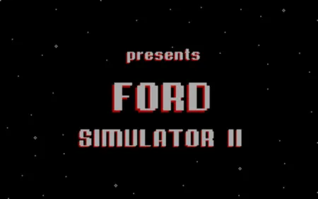 Portada de Ford Simulator II