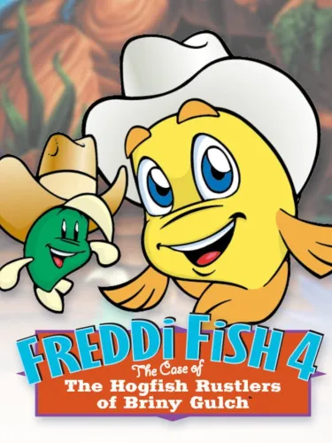 Portada de Freddi Fish 4: The Case of the Hogfish Rustlers of Briny Gulch