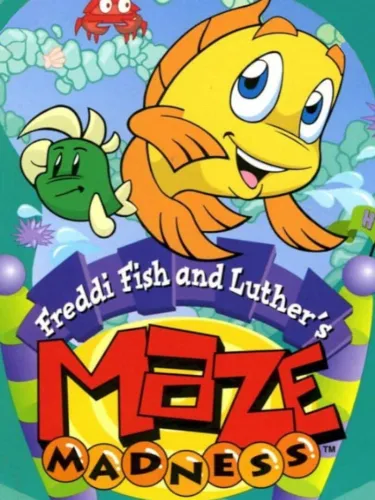 Portada de Freddi Fish and Luther’s Maze Madness