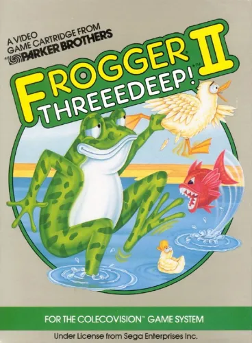Portada oficial del videojuego Frogger II: ThreeeDeep!