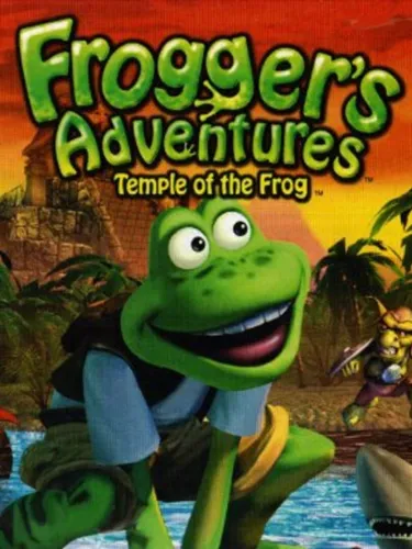 Portada oficial del videojuego Frogger’s Adventures: Temple of the Frog