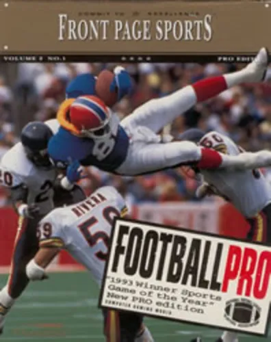 Portada oficial del videojuego Front Page Sports Football Pro