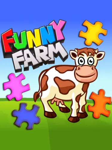 Portada oficial del videojuego Funny Farm Animal Jigsaw Puzzle Game for Kids and Toddlers