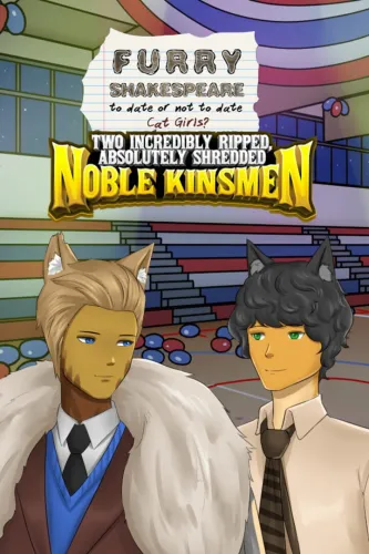 Portada de Furry Shakespeare: Two Incredibly Ripped, Absolutely Shredded Noble Kinsmen