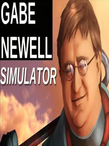 Portada oficial del videojuego Gabe Newell Simulator