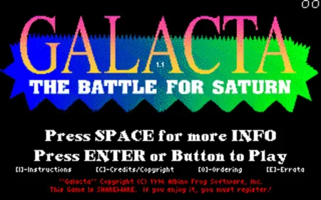 Portada de Galacta: The Battle for Saturn