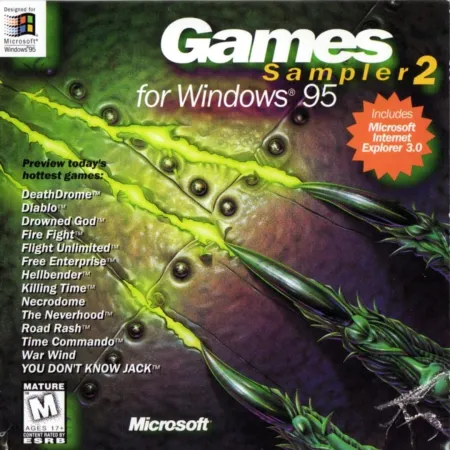 Portada de Games Sampler 2 for Windows 95