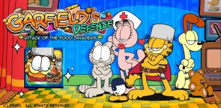 Portada de Garfield’s Defense: Attack of the Food Invaders